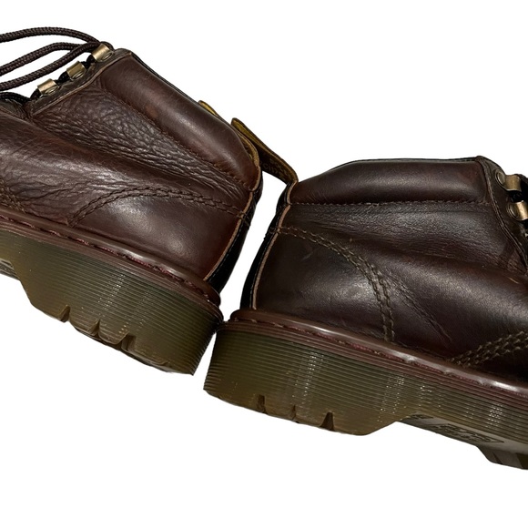 Vintage Women’s Dr. Martens  8287 Brown Leather High Top Lace Up Chunky Boots - Picture 11 of 13